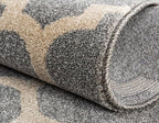 Rugs.com Lattice Collection Rug – 9' x 12' Light Gray Medium Rug Perfect for Living Rooms, Large Dining Rooms, Open Floorplans