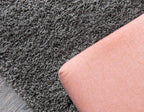 Unique Loom Solid Shag Collection Area Rug (9' x 12' Rectangle, Graphite Gray)