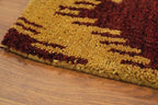 Modern Collection 9' 8'' X 2' 8'' Runner Rug Rug, All-Over 100% Wool Carpet for Home Décor, Foyer and Hallway