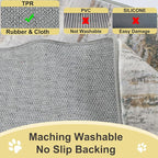 COMSLE Door Mat Soft Absorbent Indoor Front Entryway Rug Machine Washable Entrance Mats for Muddy Paws Non Slip Throw Rugs 24" x 36" Doormat for Inside Foyer Bedroom - Yellow