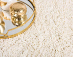 Unique Loom Solid Shag Collection Area Rug (5' 1" x 8' Rectangle Pure Ivory)