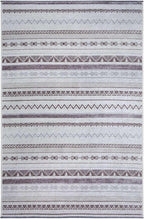Alfa Rich 3x10 Gray Off White Washable Area Rugs for Living Room Hallway Kitchen Decor Cotton Runner