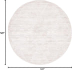 SAFAVIEH Marrakech Collection Area Rug - 10' Round, Beige, Moroccan Boho Tribal Tassel Design, Non-Shedding & Easy Care, Ideal for High Traffic Areas in Living Room, Bedroom (MRK517C)