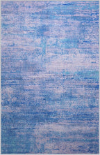 6x9 Abstract Area Rugs for Living Room, Modern Washable Indoor Rug for Bedroom, Thin Soft Large Non-Slip Carpet for Dining Room Home Office Farmhouse Decor - Abstract Blue Purple