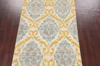 Rug Source Transitional Collection 5x8 Oushak Area Rug, Hand Knotted Beige & Ivories All-Over Rug, Oriental Jute Carpet for Bedroom, Living Room, Dining Room