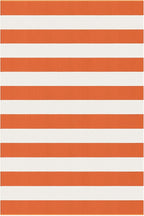 KOZYFLY Striped Rug 3x5 Ft Orange and White Halloween Fall Front Door Rug Hand Woven Area Rugs Washable Outdoor Doormats Indoor Entrance Mat for Front Porch Kitchen Entryway Patio Holiday