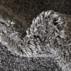 Unique Loom Solo Collection Area Rug - Calabasas (7' 10" x 10' Oval, Gray)