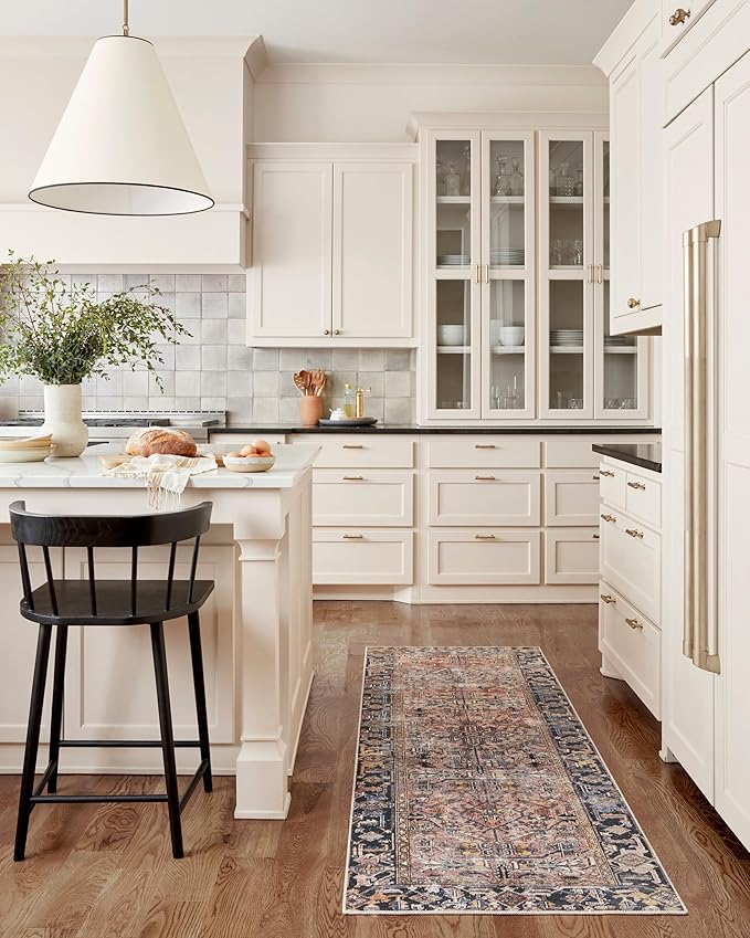 Loloi Chris Loves Julia Jules Collection JUL-02 Terracotta/Multi 2'-0'' x 5'-0'', .13" Pile Height, Accent Rug