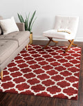 Rugs.com Lattice Collection Rug – 2x3 Dark Terracotta Medium-Pile Rug Perfect for Entryways, Kitchens, Breakfast Nooks, Accent Pieces