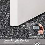 BEQHAUSE Dirt Trapper Door Mat 20" x 48", Non-Slip Washable Doormats Entrance Mat, Dirt Resistant and Absorbent Welcome Mat, Low Profile Floor Mats for Front Back Door and Entryway, Charcoal