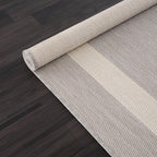 CAMILSON Outdoor Rug 9x12,Large Modern Outside Rugs for Patios Porches Waterproof Durable Washable Non-Shedding, Easy-to-Clean Indoor Outdoor Area Carpet (9 x 12, Bordered - Gray/White)
