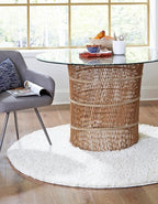 Unique Loom Solid Shag Collection Area Rug (4' 1" Round, Snow White)