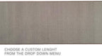 Custom Made Runner Rug Low Pile with Rubber Backing for Kitchen Foyer Hallway Entry Choose Your Length Size 31 Inch Wide Solid and Plain Beige Color (2 feet x 31 Inch)