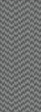 2x5 Ft Runner Rug Washable Runners for Hallways Kitchen Runner Rug with Rubber Backing Cotton Entryway Runner Indoor, Woven Floor Carpet for Hall Kitchen Bedroom, Charcoal Gray/Gray