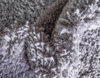 Unique Loom Davos Shag Collection Area Rug - Solid (2' 7" x 20' Runner, Sterling)
