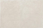 Pauwer 4x6 Washable Area Rugs for Living Room Modern Beige Solid Color Soft Fluffy Rugs for Bedroom Non Slip Boho Accent Indoor Mat Floor Carpet Cover for Kids Room Dining Room Kitchen Office, Beige