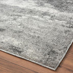 LUXE WEAVERS Euston Collection 7681 Dark Grey 5x7 Modern Abstract Area Rug