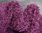 Unique Loom Solid Shag Collection Area Rug (3' 3" x 5' 3" Rectangle, Eggplant Purple)
