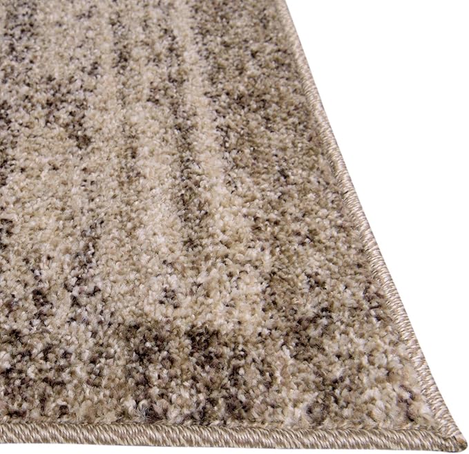 Rugs.com Angelica Collection Rug – 3' x 5' Beige Medium Rug Perfect for Entryways, Kitchens, Breakfast Nooks, Accent Pieces