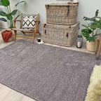 Alfa Rich 3x10 Dark Gray Washable Area Rugs for Living Room Hallway Kitchen Cotton Decor Runner