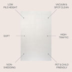 JONATHAN Y Haze Solid Low-Pile Cream Indoor Area Rug 9x12, Coastal,Bohemian,Minimalist,Classic, Easy-Cleaning for Living Room,Bedroom,Kitchen,Pet Friendly,Non-Shedding (SEU100T-9)