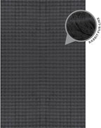 CAMILSON Modern Dark Gray Non Slip Runner Rug 2x7 Ultra Soft High Pile Kitchen Rugs Non Skid Rubber Backing Durable & Easy to Clean Carpet for Entryway Bathroom Indoor Use (2 x 7 Dark Gray)
