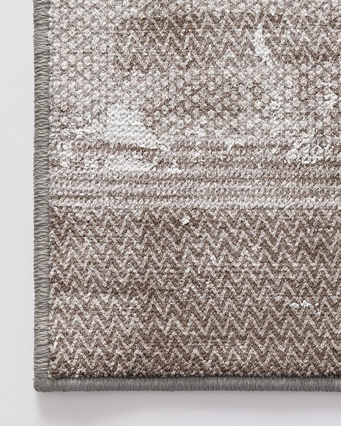 LUMI Washable Kitchen Rug 2x6 for Floor, Non Slip Runner Rugs with Rubber Backing, Low Pile Comfort Area Carpet for Standing, Living Room, Entryway, Laundry, Hallways