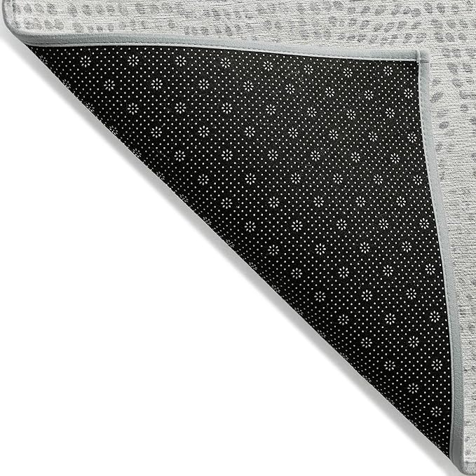 Addison Rugs Chantille ACN591 Silver 5' x 7'6" Indoor Outdoor Area Rug, Easy Clean, Machine Washable, Non Shedding, Bedroom, Living Room, Dining Room, Kitchen, Patio Rug