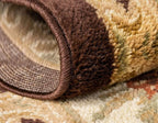 Unique Loom Versailles Collection Area Rug - Henry (6' 1" Square Brown/Cream)