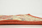 Unique Loom Sialk Hill Collection Area Rug - Washington (2' 7" x 10' Runner Terracotta/Cream)