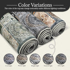 Washable 2'x3' Non Slip Rug Vintage Soft Low Pile Lightweight Small Area Rugs for High-Traffic Areas (Entryway, Kitchen, Hallway), Farmhouse Decor