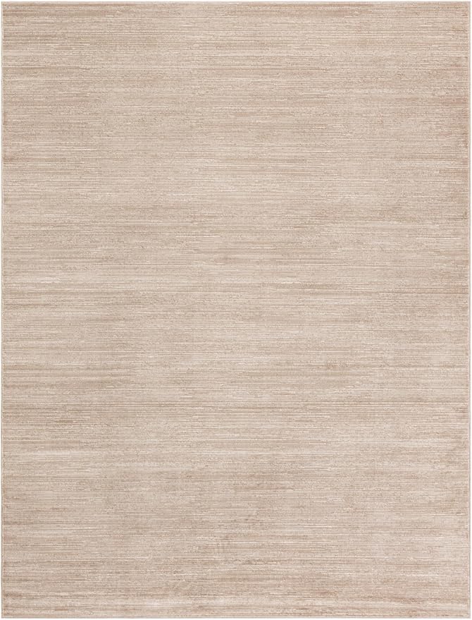 Unique Loom Finsbury Collection Area Rug - Kate (9' x 12' Rectangle, Beige/ Ivory)