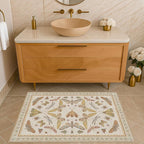 Boho Bathroom Rugs 2x3 Non Slip Washable - Stain Resistant Kitchen Rugs for Entryway, Mudroom, Powder Room, Soft Low Pile Cottagecore Nature Eclectic Small Throw Rug
