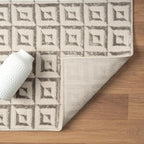 LUXE WEAVERS Geometric Greek Pattern Area Rug, Gray, 5'X7'