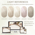 8x10 Area Rug Living Room: Washable Boho Geometric Moroccan Rug Neutral Modern Farmhouse Indoor Soft Non Slip Ultra Thin Large Printed Pattern Carpet for Bedroom Home Office (Beige, 8'x10')