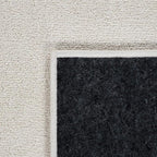 Paco Home Solid Area Rug in Cream Modern Plain Design, Size: 2'8" x 4'11"