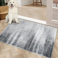 COMSLE Door Mat Soft Absorbent Indoor Front Entryway Rug Machine Washable Entrance Mats for Muddy Paws Non Slip Throw Rugs 24" x 48" Doormat for Inside Foyer Bedroom - Gray