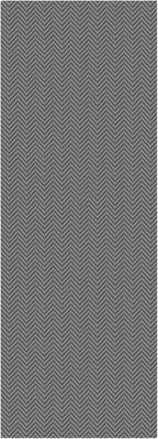 2x6 Ft Braided Runner Rug Washable Runners for Hallways Kitchen Runner Rug with Rubber Backing Cotton Entryway Runner Indoor, Woven Floor Carpet for Hall Kitchen Bedroom, Charcoal Gray/Gray
