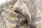 Unique Loom Salzburg Collection Classic Traditional Design Oriental Inspired Border Area Rug (5' 0 x 5' 0 Square, Gray/Beige)