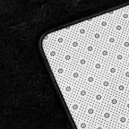 Large Shag Area Rugs 6 x 9, Plush Fuzzy Rugs for Living Room, Ultra Soft Fluffy Furry Rug for Bedroom, Indoor Carpet Nursery Rugs for Kids Room Home Decor, Black