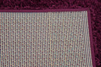 Unique Loom Solid Shag Collection Area Rug (7' 1" x 10' Rectangle, Eggplant Purple)