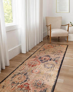 Loloi Jocelyn Collection JOC-07 Khaki/Multi 2'-3" x 7'-6" .38" Thick Runner Rug