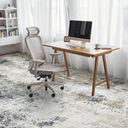 Washable Area Rugs for Living Room 9x12 - Large Neutral Modern Abstract Rug, Soft Low Pile Carpet with Non Slip Backing for Under Dining Room Table, Bedroom, Home, Office, Dorm - Green Yellow
