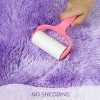 duduta Purple Plush Area Rugs for Bedroom 5x8 ft, Fluffy Carpet for Living Room Kids Room, Large Shag Dorm Rug, Washable Non Slip