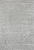 Abani Grey Area Rug for Living Room, Bedroom - Zen Reiki Pattern- 6' x 9' -Durable & Easy to Clean