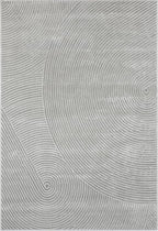 Abani Grey Area Rug for Living Room, Bedroom - Zen Reiki Pattern- 6' x 9' -Durable & Easy to Clean