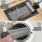 Machine Washable Kitchen Rug 32" x 84", Non Slip Kitchen Mat for Floor, Absorbent Entrance Runner Rug for Bedroom, Hallway, Bathroom, Door (Roll Packing)