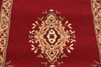 Unique Loom Reza Collection Traditional Persian Style Area Rug, 2 ft 2 in x 8 ft 2 in, Burgundy/Ivory