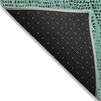 Addison Rugs Chantille ACN591 Teal 8' x 10' Indoor Outdoor Area Rug, Easy Clean, Machine Washable, Non Shedding, Bedroom, Living Room, Dining Room, Kitchen, Patio Rug