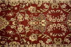 Unique Loom Sialk Hill Collection Area Rug - Washington (2' 7" x 10' Runner Burgundy/Cream)